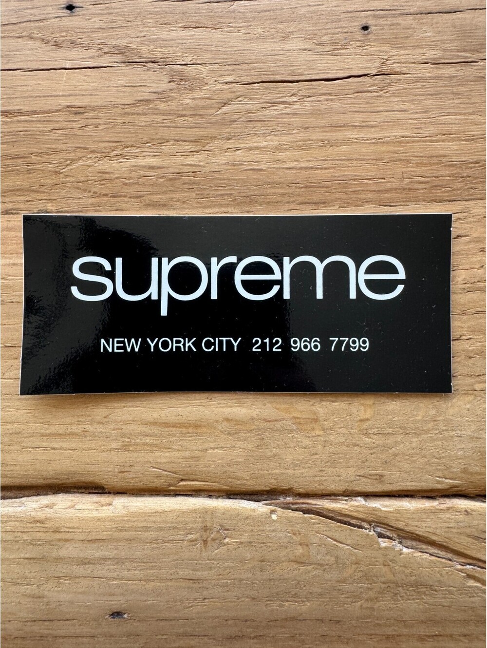 Supreme NYC Sticker 212 (100% Authentic) Box Logo